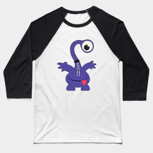 Cartoon long-necked monster Baseball T-Shirt